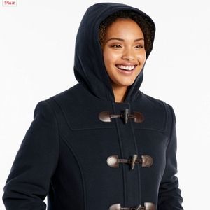 Women's Classic Lambswool Toggle Duffel Coat 6P